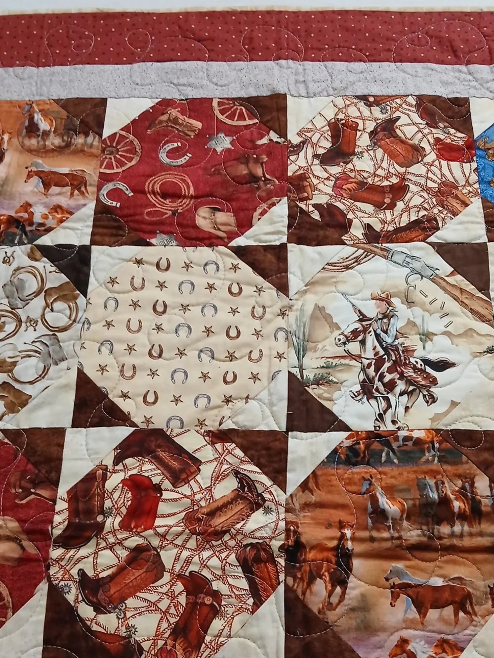 Handmade Horse Quilt